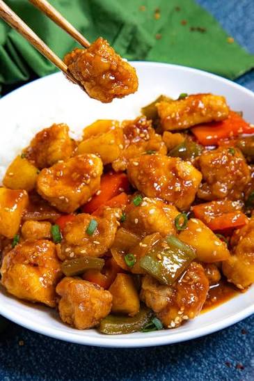 Sweet & Sour Mango Chicken