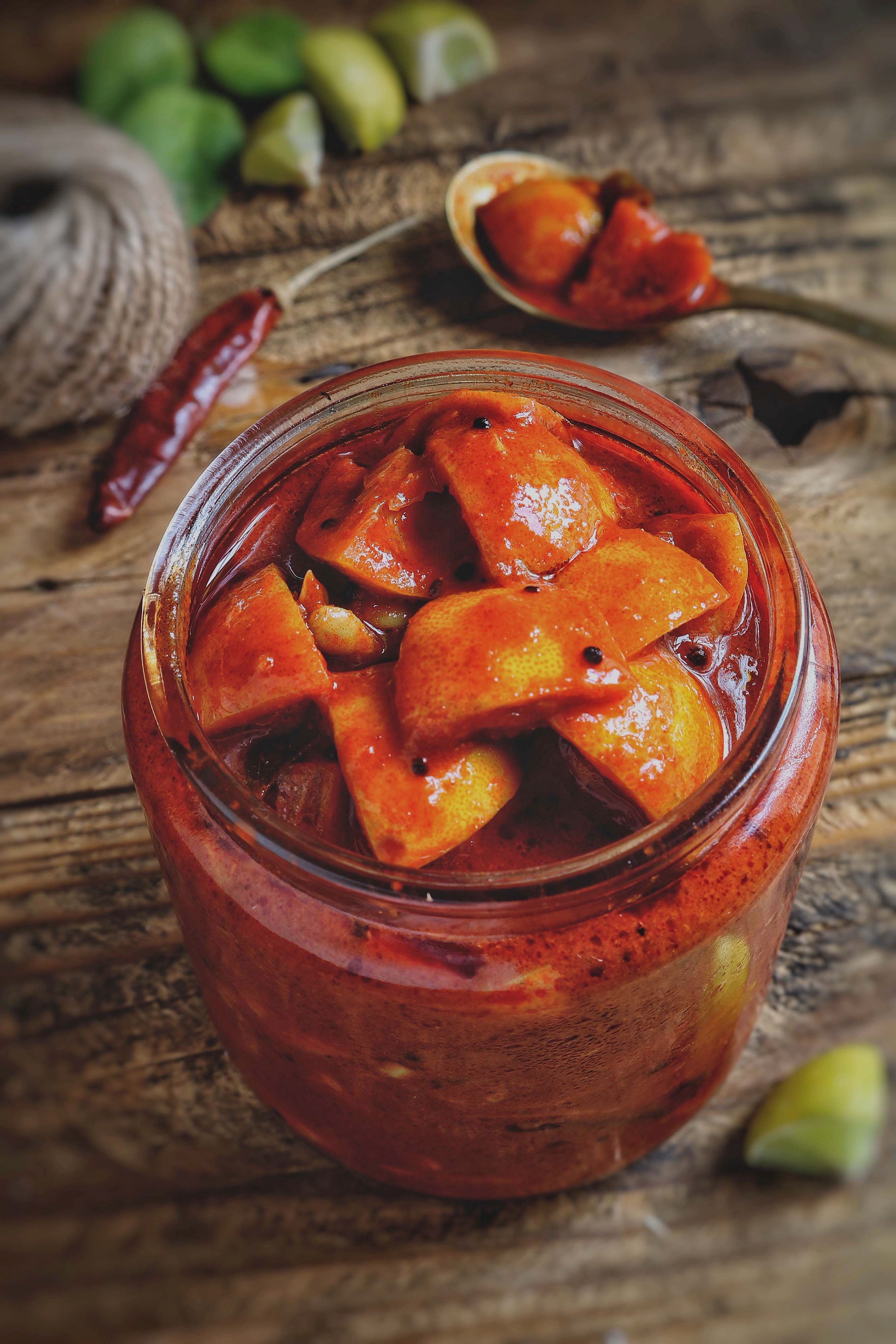 Spicy Mango Pickles (V)